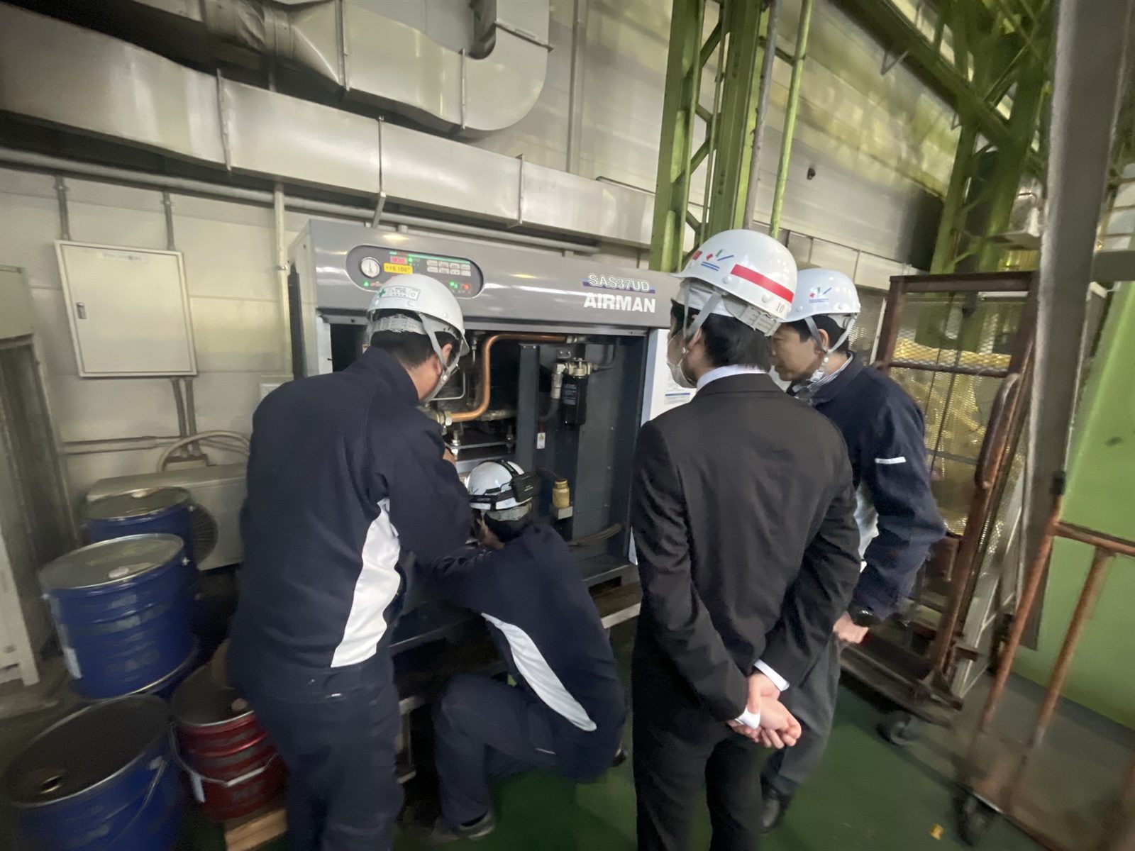 複数名による状況診断・打ち合わせ